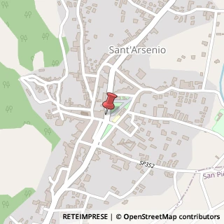 Mappa Piazza europa, 84037 Sant'Arsenio, Salerno (Campania)