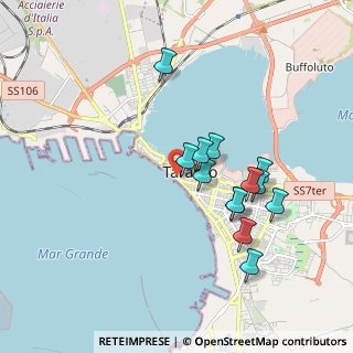Mappa Via Giuseppe Massari, 74123 Taranto TA, Italia (1.80538)