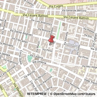 Mappa Via Polibio, 77, 74121 Taranto, Taranto (Puglia)