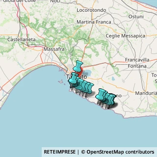 Mappa Via Giuseppe Maturi, 74121 Taranto TA, Italia (12.5635)
