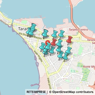 Mappa Via Giuseppe Maturi, 74121 Taranto TA, Italia (0.678)