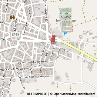 Mappa Via arno, 72028 Torre Santa Susanna, Brindisi (Puglia)