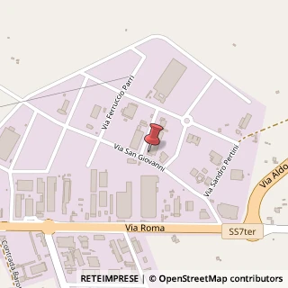Mappa Via Carlo Cattaneo, 18, 74027 Modugno, Bari (Puglia)