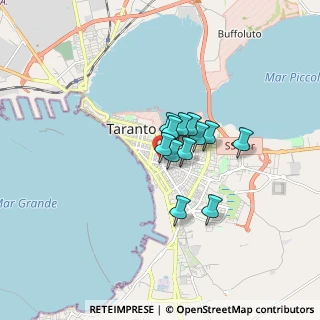 Mappa Via Nettuno, 74121 Taranto TA, Italia (1.03917)