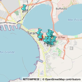 Mappa Via Nettuno, 74121 Taranto TA, Italia (1.12091)