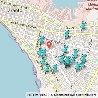 Mappa Via Nettuno, 74121 Taranto TA, Italia (0.568)