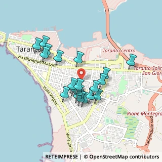 Mappa Piazzale Dante, 74121 Taranto TA, Italia (0.812)