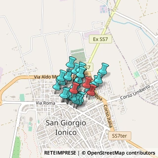Mappa Via Aldo Moro, 74027 San Giorgio Ionico TA, Italia (0.26897)