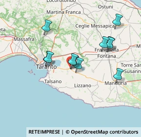 Mappa Via Giuseppe Giusti, 74027 San Giorgio Ionico TA, Italia (13.99636)