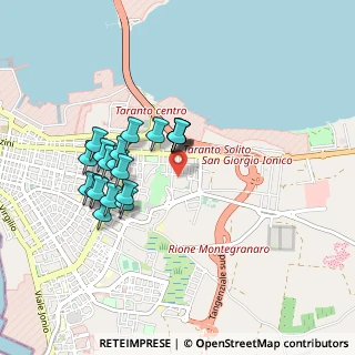Mappa Via Rocco Lazazzera, 74121 Taranto TA, Italia (0.863)