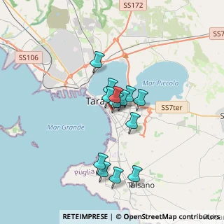 Mappa Via Messapia, 74121 Taranto TA, Italia (2.77692)