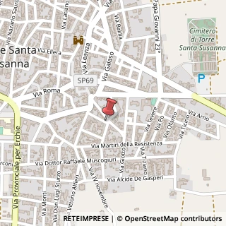 Mappa Via T. Schipa, 7, 72028 Torre Santa Susanna, Brindisi (Puglia)