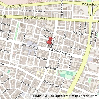 Mappa Via Dante Alighieri, 221, 74121 Taranto, Taranto (Puglia)