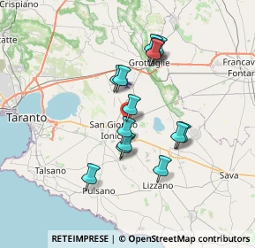 Mappa Via Cavour, 74021 Carosino TA, Italia (6.32929)