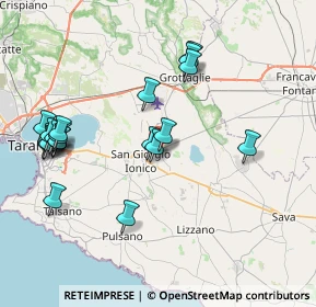 Mappa Via Cavour, 74021 Carosino TA, Italia (9.0875)