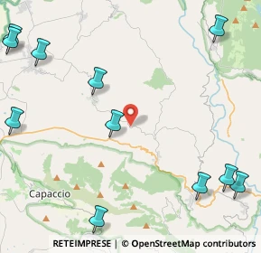 Mappa Via Tempalta, 84069 Roccadaspide SA, Italia (6.95833)