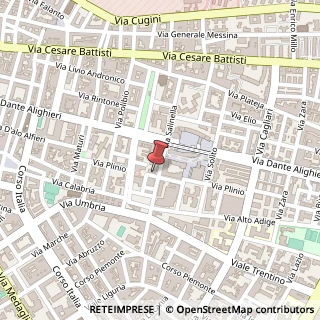 Mappa Via Plinio, 37, 74121 Taranto, Taranto (Puglia)