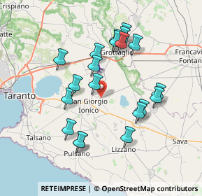 Mappa Viale Risorgimento, 74021 Carosino TA, Italia (7.611)