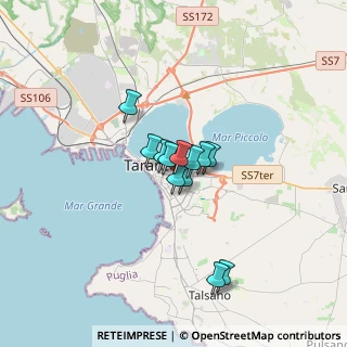 Mappa Via Scira, 74121 Taranto TA, Italia (2.21833)