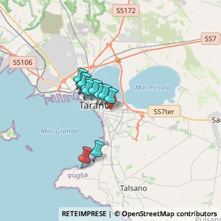 Mappa Via Scira, 74121 Taranto TA, Italia (2.56091)