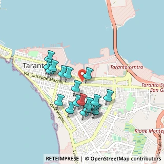 Mappa Via San Giorgio, 74121 Taranto TA, Italia (0.8725)