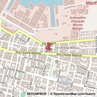 Mappa Via Cesare Battisti, 55, 74121 Taranto, Taranto (Puglia)