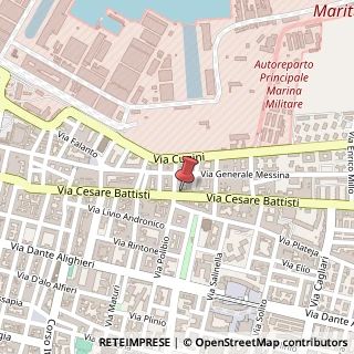 Mappa Via Cesare Battisti, 57, 74121 Taranto, Taranto (Puglia)