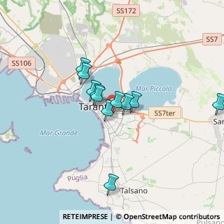 Mappa Via San Giorgio, 74121 Taranto TA, Italia (2.88636)