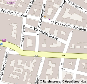 Mappa Via Cuoco, 74121 Taranto TA, Italia (0.08)