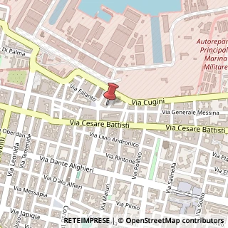 Mappa Via Generale Giuseppe Messina, 15, 74121 Taranto, Taranto (Puglia)