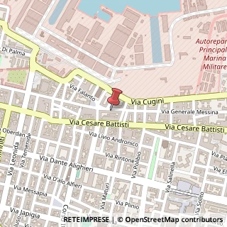 Mappa Via Generale Giuseppe Messina, 26, 74123 Taranto, Taranto (Puglia)