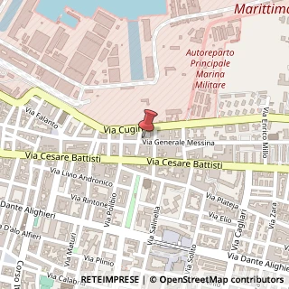 Mappa Via Generale Giuseppe Messina, 79, 74121 Taranto, Taranto (Puglia)