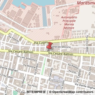 Mappa Via Cesare Battisti, 81, 74121 Taranto, Taranto (Puglia)