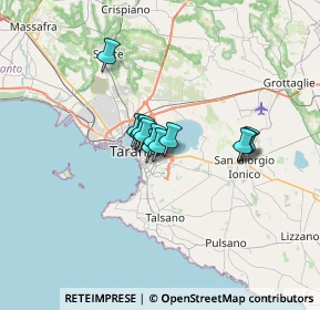 Mappa Via Luigi Mascherpa, 74121 Taranto TA, Italia (4.23333)