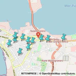 Mappa Via Luigi Mascherpa, 74121 Taranto TA, Italia (1.12)