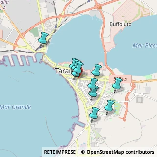 Mappa Via Giuseppe Mazzini, 74121 Taranto TA, Italia (1.41273)