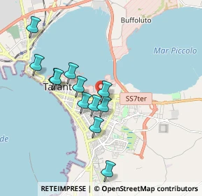 Mappa Via Alberto Viscardi, 74121 Taranto TA, Italia (1.80833)