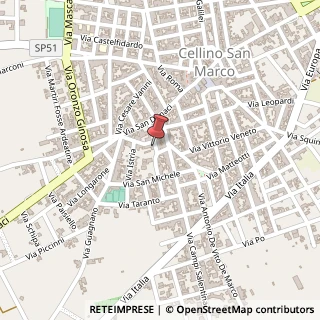 Mappa Via Trieste, 24, 72020 Cellino San Marco, Brindisi (Puglia)