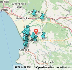 Mappa Via S. Martino, 84069 Roccadaspide SA, Italia (11.2905)