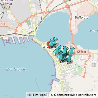Mappa Via Giuseppe Mazzini, 74123 Taranto TA, Italia (1.46467)