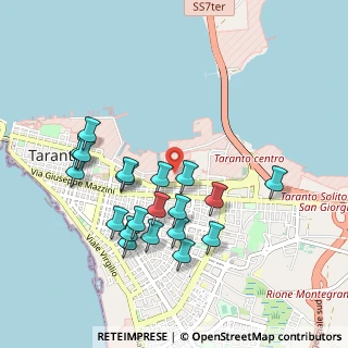 Mappa Via Lupoli, 74121 Taranto TA, Italia (1.0215)