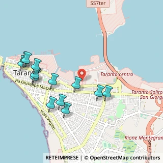 Mappa Via Lupoli, 74121 Taranto TA, Italia (1.21231)