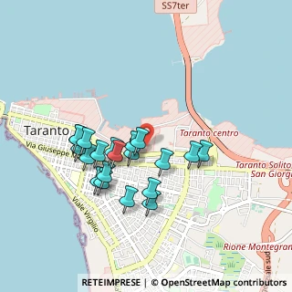 Mappa Via Lupoli, 74121 Taranto TA, Italia (0.8815)