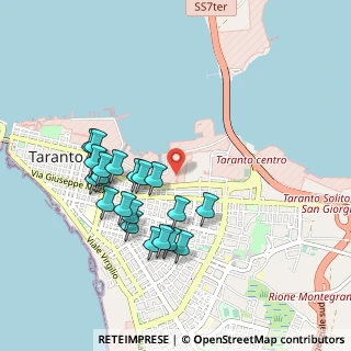 Mappa Via Lupoli, 74121 Taranto TA, Italia (0.9845)