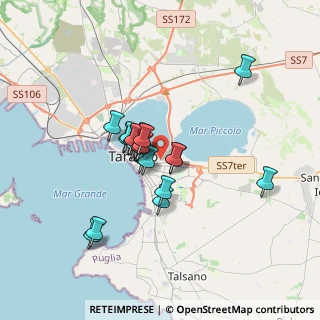 Mappa Via Lupoli, 74121 Taranto TA, Italia (2.7465)