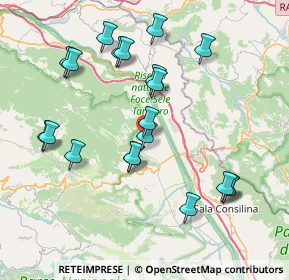 Mappa Via Florenzano, 84037 Sant'Arsenio SA, Italia (8.6685)