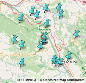 Mappa Via Florenzano, 84037 Sant'Arsenio SA, Italia (8.592)