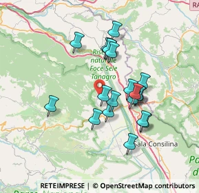 Mappa Via Florenzano, 84037 Sant'Arsenio SA, Italia (6.5755)