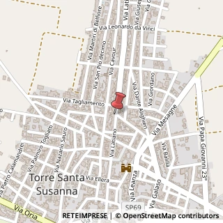 Mappa Via Latiano, 9, 72028 Torre Santa Susanna, Brindisi (Puglia)