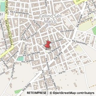 Mappa Piazza repubblica 1, 72020 Cellino San Marco, Brindisi (Puglia)
